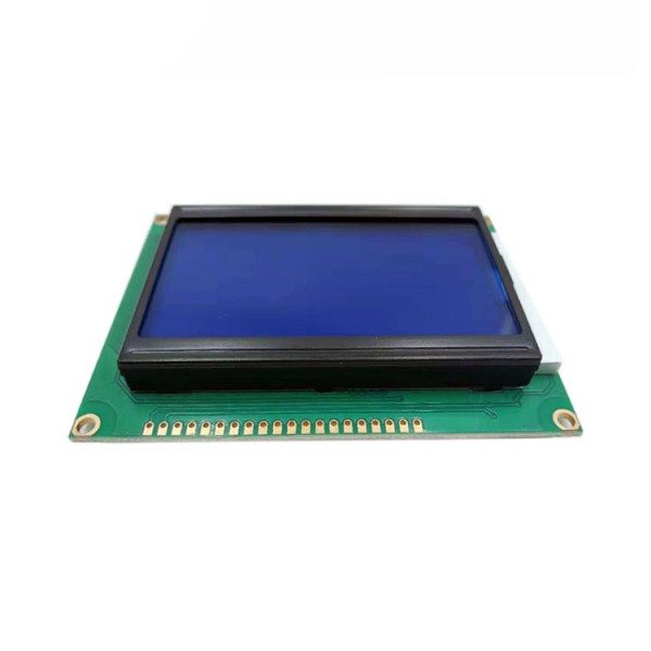 STN Manufacturer Blue Color Backlight Graphic LCD Display Module 12864 Dots High Visibility LCD Screen