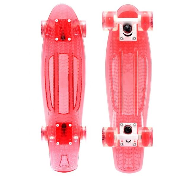 22inch Penny Complete Skateboards With Transparent PC Deck Clear Color Style