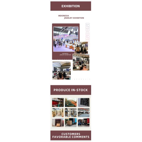 Caja de joyería rectangular Caja de joyería de papel cuadrado ecológico