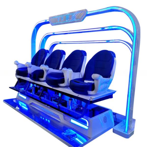 Commercial 9d Vr Cinema 4 Seats 380V Electric For VR Theme Park
