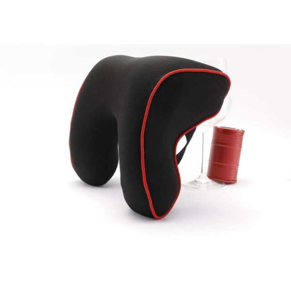 Released Auto Car Cushions , Car Neck Pillow Custom Design In Black Color