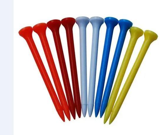 Printed Cool Divot Tools , Custom Logo Plastic Colorful Golf Tees