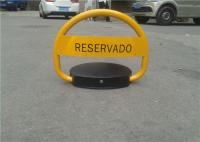 Cerradura automática amarilla impermeable del aparcamiento con el sistema teledirigido elegante