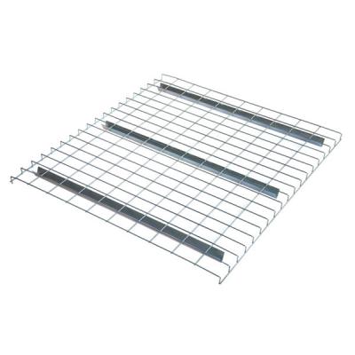 Deck de pallets de aço pesado galvanizado / revestido em pó para rack de armazém