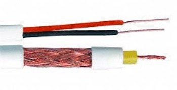 Flexível Para CFTV Coaxial Cable 80% CCA Braiding for Security Camera in Brazil