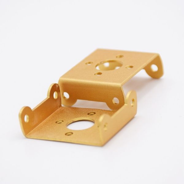 Водоустойчивая нержавеющая сталь AL5052 штемпелюя части с крася поверхностным покрытием золота