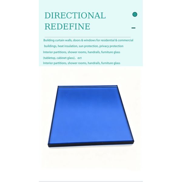 6.38-10.38mm Custom Color Gradient Glass | Building Decoration Use