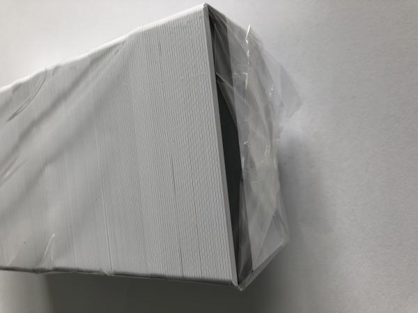 Blank White Glossy PVC Plastic Business Cards With Hico Magnetic 85.5x54x0.76mm