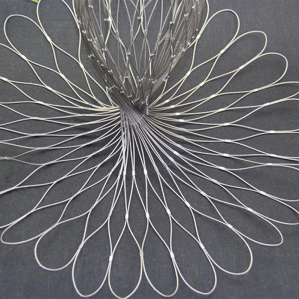 1.5mm Dia. Stainless Steel 316 Rope Mesh Anti-theft Mesh Bag for Backpack Protector