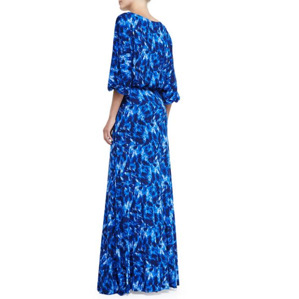 Ladies Women Printed Evening Dress