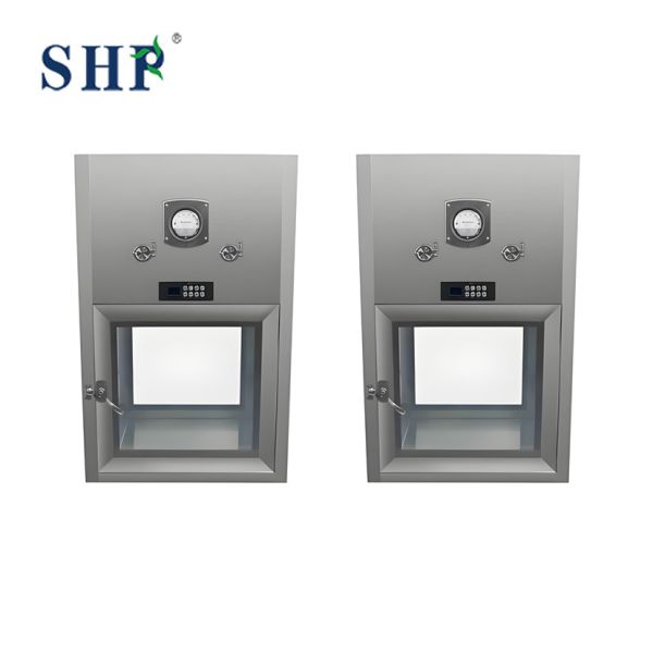 Coated Steel Dynamic Pass Box SS316 Clean Pass Box With UV Lamp