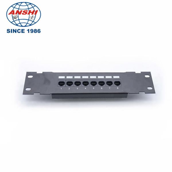 CAT5e 110 IDC Type Rack Mount Patch Panel 1U 8 Port