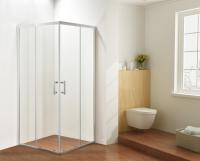 cercos quadrados do chuveiro de 900x900x1900mm com bandeja 1-1.2mm