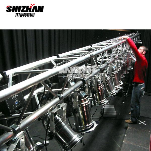Lighting Alloy 6082 Square Truss Exhibition Alloy 6061 Truss Lifting System Event