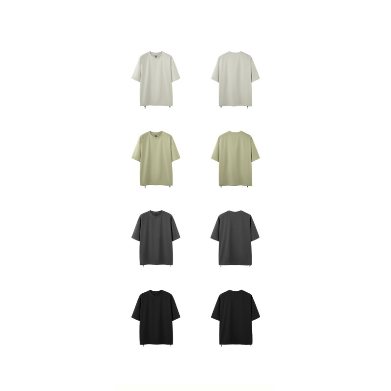 Customized Outdoor Breathable Perforated Fabric T-shirt Solid Sporty Short Sleeve New Spring Summer Quick-drying Cool Feeling