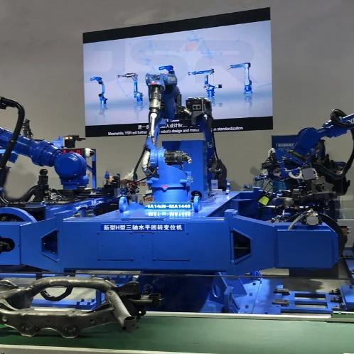 Welding Robotic Work Station Workcell For Welding Tricycle Bicycle Bike Frame