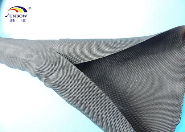 Non-flammable abrasive Self-locking Expandable Sleeving / Sleeves Fast fixing and Self-closing
