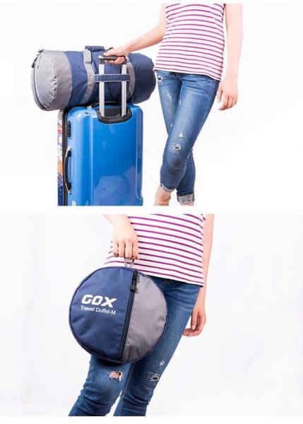 0 . 19Kg Collapsible Luggage Bag , Customized Logo Folding Travel Duffle Bag
