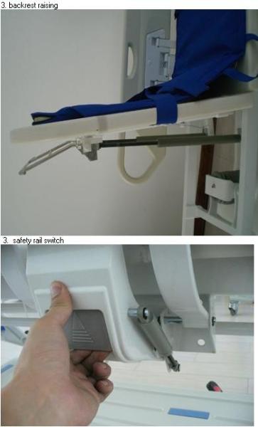 Hospital hydraulic stretcher car (ALS-ST005)