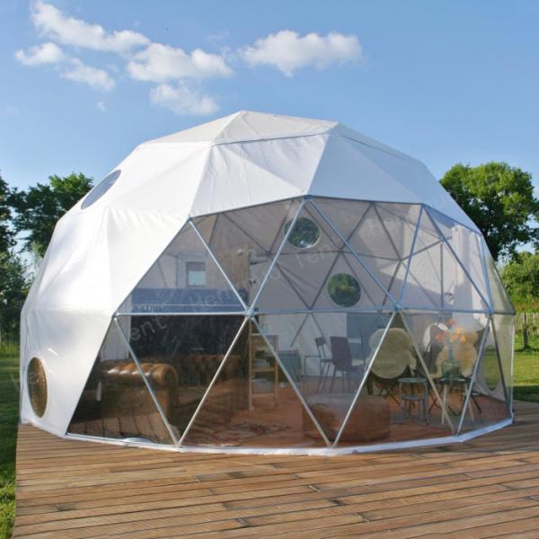 7m Outdoor Waterproof Portable Geodesic Dome PVC Roof Covered Home