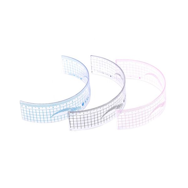 Супер мягкий пластиковый постоянный правитель брови 14км 8км татуировки макияжа