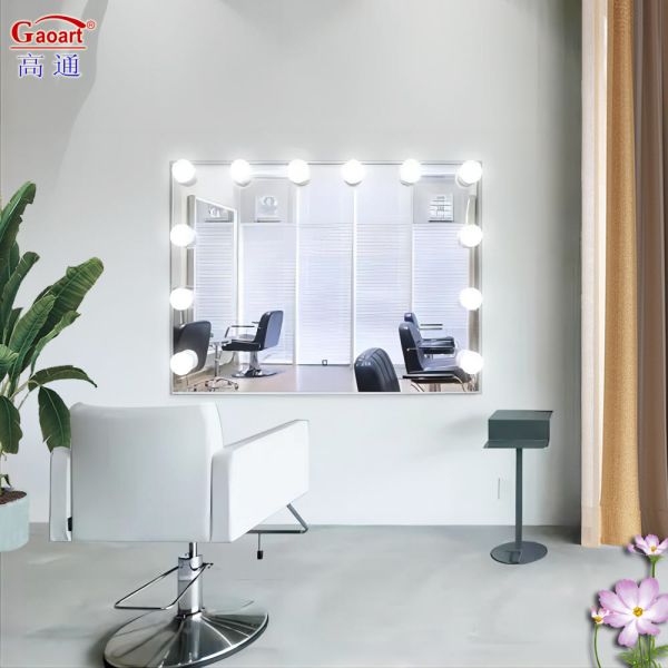 Rectangle Hollywood Makeup Light Vanity Led Make Up Mirror With Led Lights For Makeup Portable