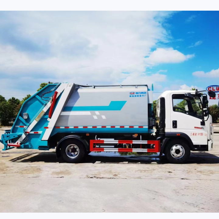Тележка мусорного ведра тележки 8cbm сбора мусора SINOTRUK HOWO 4X2 очищая