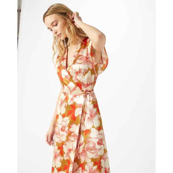 Платье женщин обруча гибискуса Бохо макси