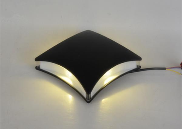 4x1W Square IP65 LED Outdoor Wall Lights Shine Four Sides High Energy Efficient