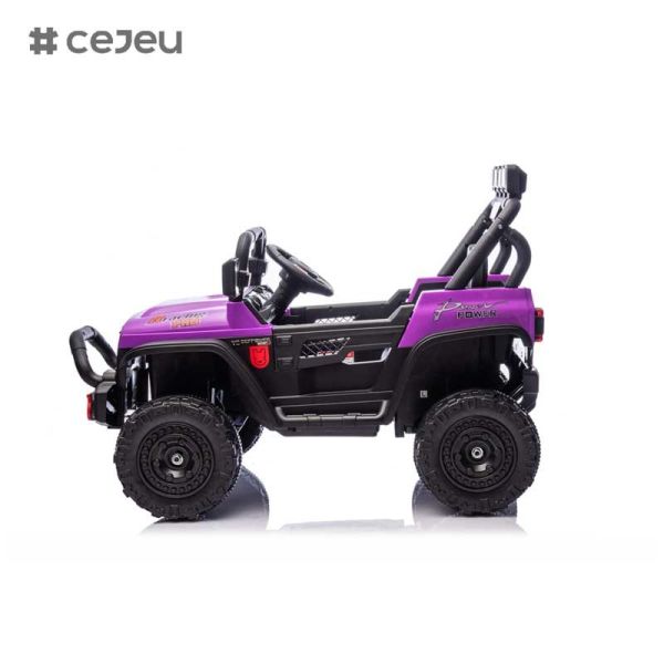 CJ-HP-018SJ 4 Wheel Drive Powered UTV Models Good Choice Rear Storage Space 2 Speeds Available Colorful Purple Black Pink Blue Plastic Car