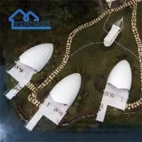 Acampamento ao ar livre Tendas de sombra de concha Casa Resort Tenda de luxo Para glamping