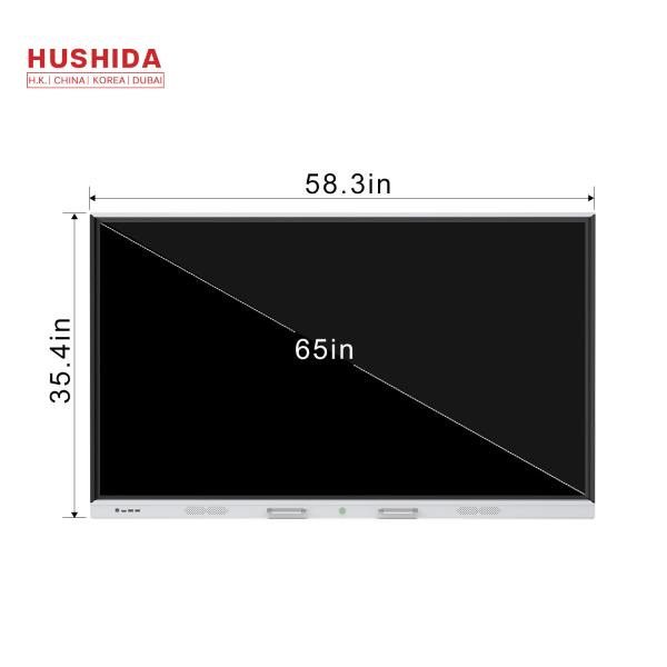 4k 3840*2460p Touch Screen Interactive Whiteboard 65 Inch Android Windows System
