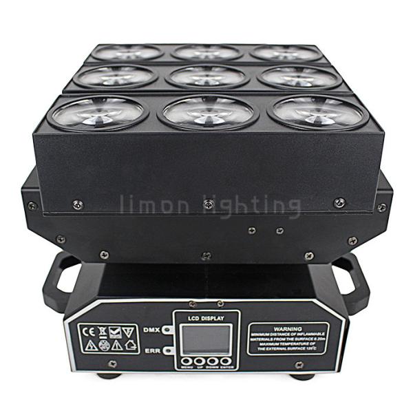 Individual Control 9x10W RGBW 4in1 Cree LED Moving Head Deformation Matrix Beam Light