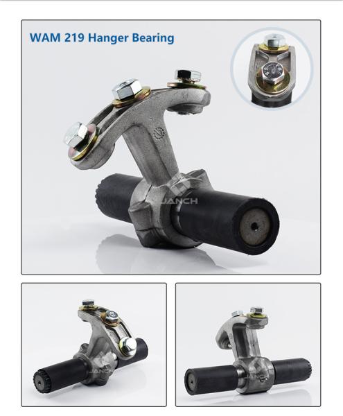 168/219/273/323mm WAM 219 roulements de suspension intermédiaires pour convoyeur à vis en poudre de ciment