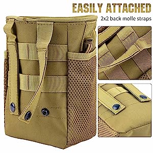 Outdoor Tactical Hunting Pouch, Dump Pouch Ammo Pouch Utility Belt Hip Waist Bag For Outdoor Supplies
