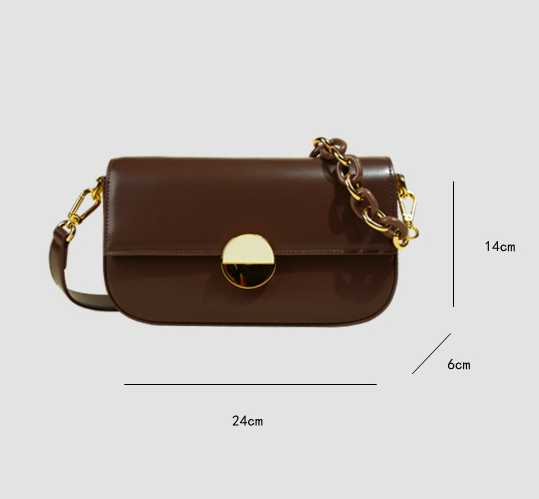 ODM Cross Shoulder Handbag 6cm 14cm Chain Strap Crossbody Bag