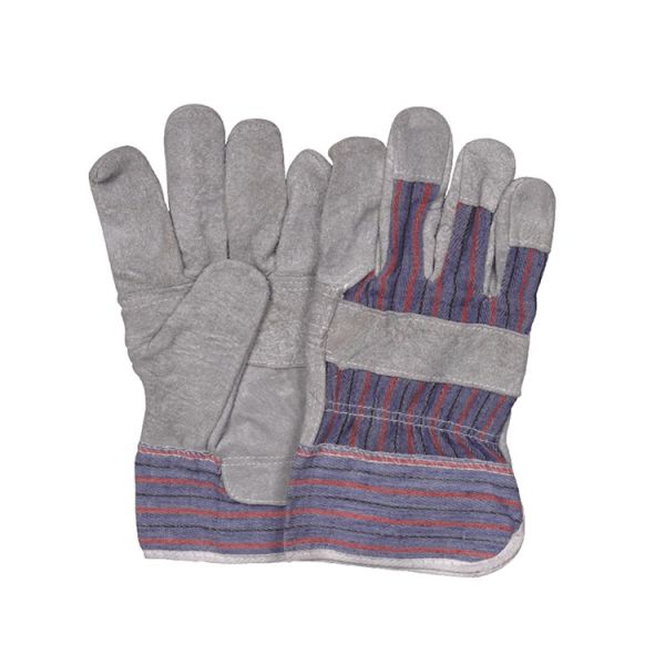 LC21134 Cow Split Leather Safety Gloves Anti-cut Leather Gloves for Comfortable Wear