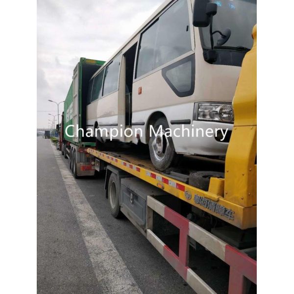 Tipo diesel ônibus usado 30000km da cor do ouro da pousa-copos com 30 Seater