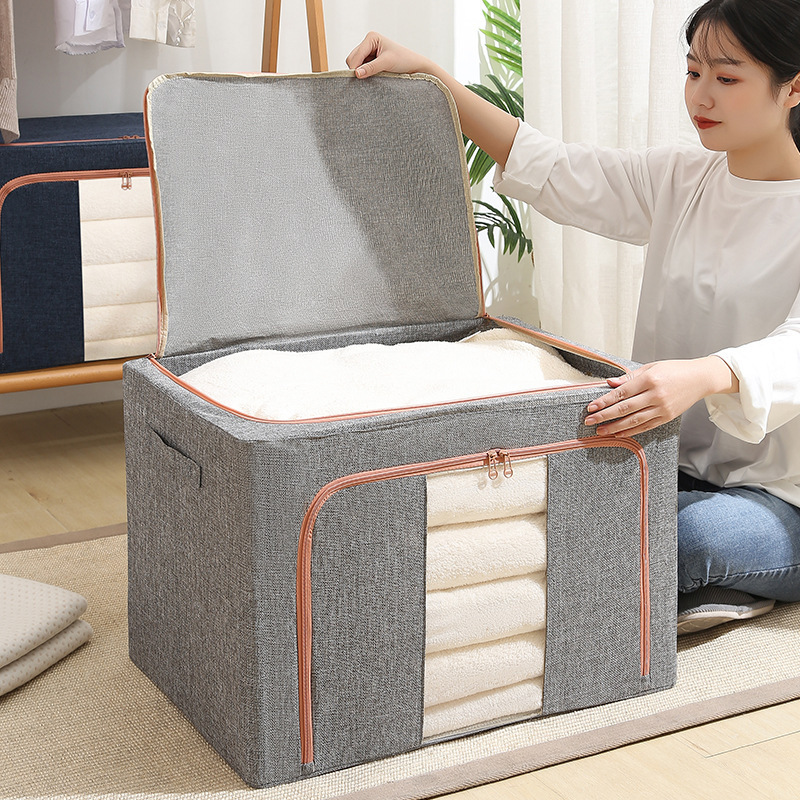Hot Selling Folding Wardrobe Clothing Organizer Collapsible Oxford Storage Box for Home Use