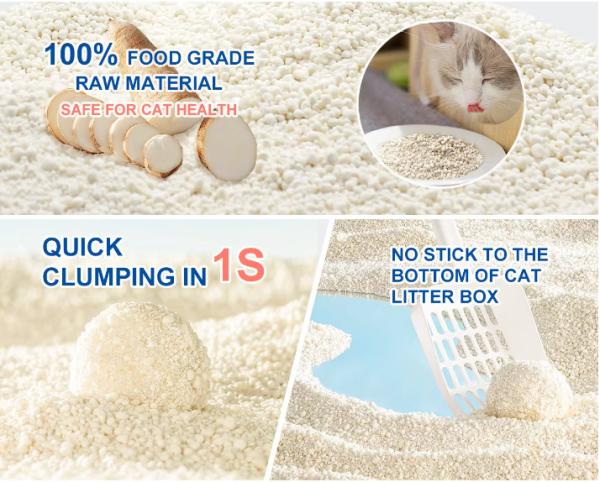 Free Design Cheap Tofu Plant Cassava Cat Litter Factory