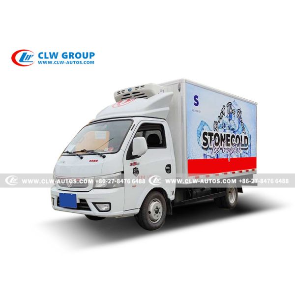 Dongfeng Mini 6 CBM Freshgoods Refrigerated Box Truck Insulation Trucks