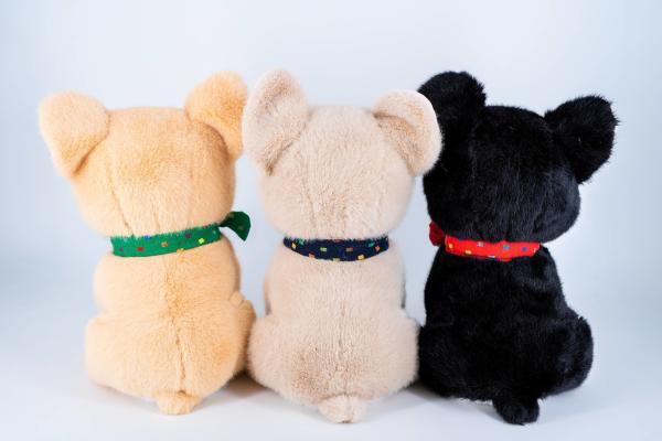 Custom Logo Dog Plush Toys Snuggly Hug Soft Holiday Gifts Home Decor