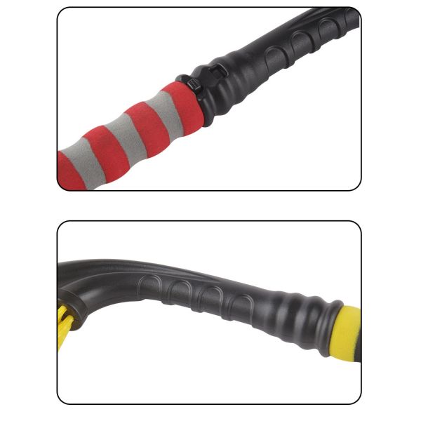 Detachable Car Window Snow Ice Scraper Brush with Foam Grip and Pivoting Head Sample