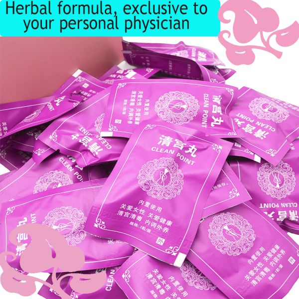 Advanced Brown Yoni Pearls Vagina Detox Herbal Clean Point Tampon Private Parts Detoxification Department Of Gynaecology
