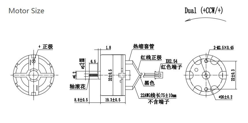 Permanent Magnet DC Electric Motors 12V 24V High Torque Low Noise