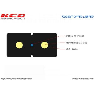 G652D G567A1 G657A2 1-ядерный 2-ядерный 4-ядерный 12-ядерный LSZH PVC FTTH Drop Optical Cable