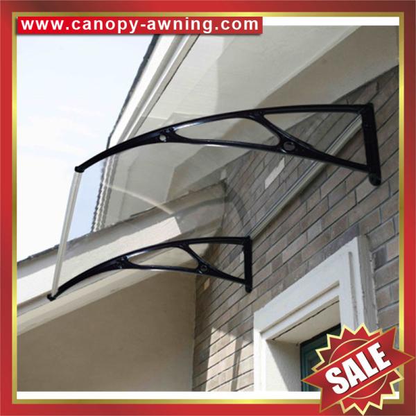 excellent waterproofing wind resistance rain sun outdoor house window door diy awning canopy shelter with aluminum frame