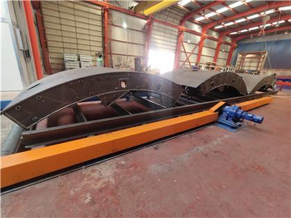 Steel Profile Roller Conveyor Shot Blasting Machine Wheel Deflashing 4.5m/Min