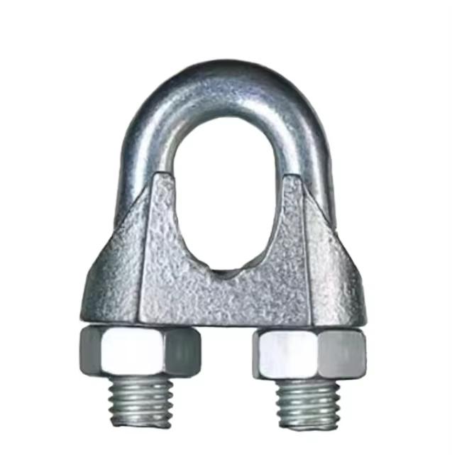 U Shape Wire Rope Clip Metal Nickel Plated Easy Installation Hanging Hardware