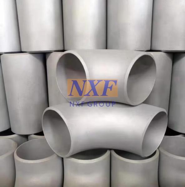 NXF ASTM A240 316H /1Cr17Ni12Mo2/31609 DN15-1200  SCH10-XXS Stainless Steel 316H BW 90° Or 45° L/R S/R Butt Welding Elbow